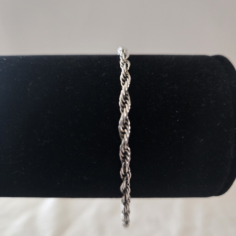 Milor Sterling Silver Twisted Rope Bracelet